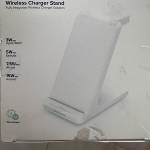 White Wireless Charger Stand